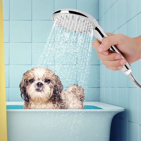 Multifunktionale Handbrause mit Druckfunktion, Duschkopf-Zubehör für das Badezimmer (1/5)