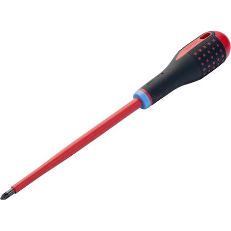 Bahco BE-8811S ERGO VDE Insulated Pozi Screwdriver PZ1 x 80mm BAHBE8811S