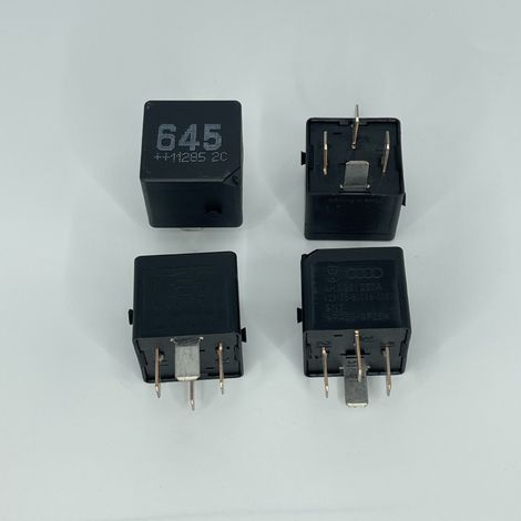 Relais automobile n° 645 4H0951253A, relais Audi/Volkswagen n° 645 V23136-B0006-X080