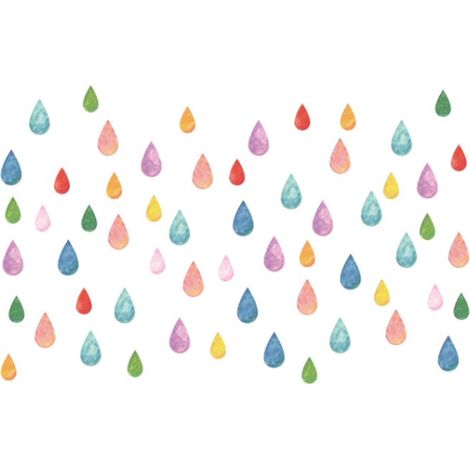 10 pegatinas de gotas de lluvia, decoración de pared impermeable, superficie lisa, sala de estar y dormitorio. (1/5)