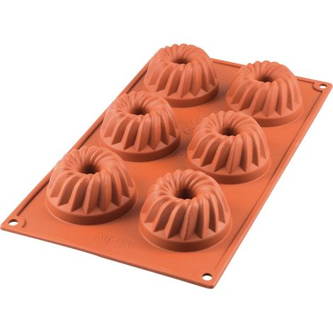 Stampo in silicone per mini cupcake monoporzione silikomart (1/4)