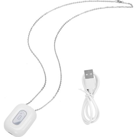 Purificateur d'air portable mini suspendu au cou, ioniseur négatif pour maison, nettoyeur d'air personnel rechargeable (1/5)