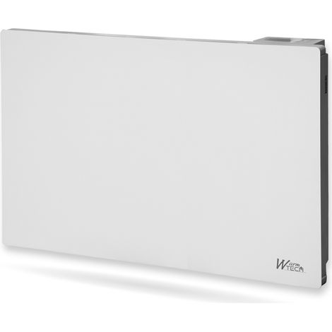 Warm Tech – Radiateur à inertie céramique 1500 W – 3 programmes préinstallés – Thermostat LCD programmable – Protection IP24 pour salle de bain (1/5)