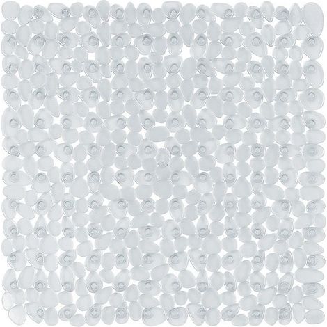 Alfombra de ducha PVC RIVERSTONE 54x54cm Transparente Spirella