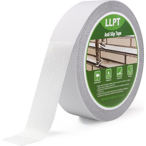 Grip Tape Bande Antidérapante Escalier 51mm x 11m Transparent Bandes Antidérapantes, Imperméable pour Intérieur Sol Salle de Bain Marches (1/5)