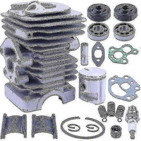 Piston de cylindre 39 mm pour tronçonneuse Husqvarna 235 236 240, joint de bougie d'allumage +(-jy( ) (1/5)