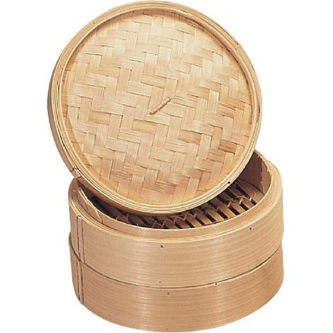 Bamboe Stoomboot 6In Kookfornuis Keukengerei Groenten Pannenkoek, Beige (1/2)