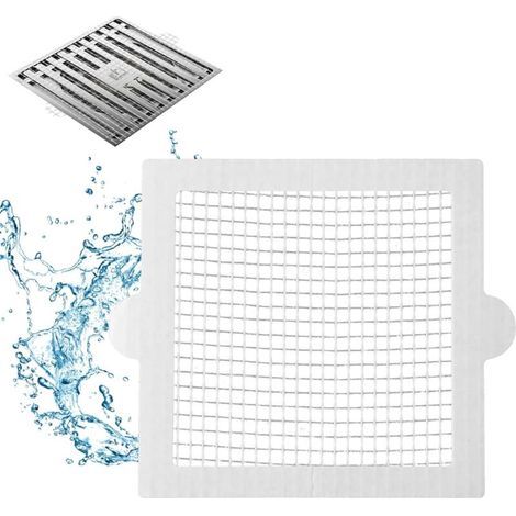 30 Einweg-Haarfilter für Dusche und Badewanne, praktisches Netz zur Verhinderung von Verstopfungen im Küchenabfluss (1/5)
