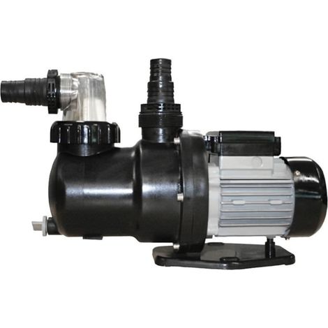 Pompe centrifuge auto-amorçante PP052 – Débit 8,5 m³/h – Volume piscine 50 m³ – Préfiltre intégré avec couvercle transparent