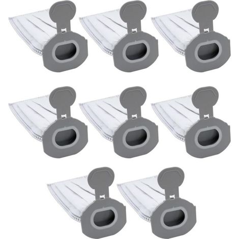 Lot de 8 sacs d'aspirateur FP7 pour Vorwerk, sacs d'aspirateur compatibles avec Vorwerk Kobold VK7 FP7, sac filtrant de qualité supérieure, sacs à poussière de rechange pour sacs d'aspirateur sans fil (1/4)