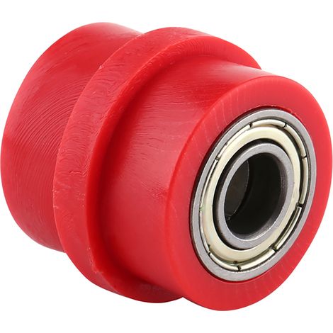 10-mm-Kettenspannrollensatz für Motorräder, ATVs und Straßenmotorräder – Führungsrolle in Rot (1/4)