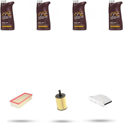 Kit tagliando 3 FILTRI e 4L OLIO compatibile con Seat Altea / Altea XL / Freetrack 1.9 TDI 77kw dal 2004 (1/4)