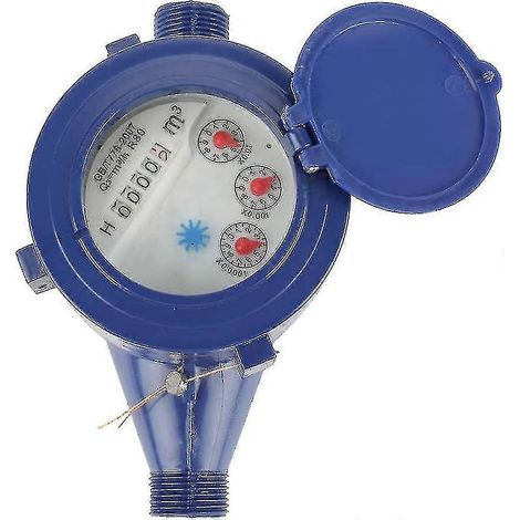 Compteur d'eau froide, débitmètre compatible avec les abris de jardin équipés d'un compteur d'eau DN15 (1/5)
