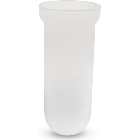Scopino bagno tazza vetro satinato - ricambi scopino bagno