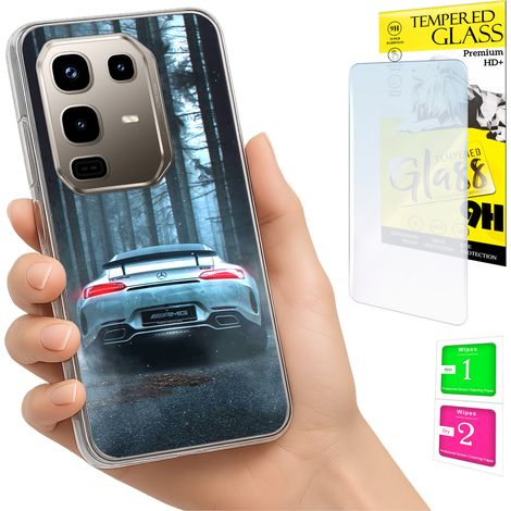 Funda para Infinix Note 50 Pro 4G con foto, cubierta trasera y cristal 9H. (1/5)