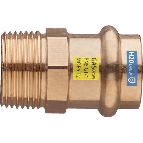 1x35mm pièce en U AG - raccord combiné RG Frabo DVGW (1/4)