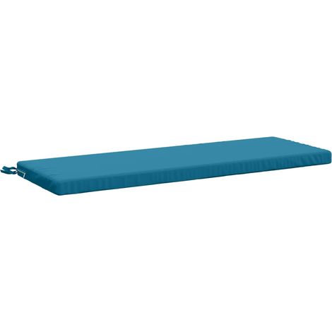 Cojín de banco SOEST 100% Poliéster Azul Claro 110 x 40 x 5 cm vidaXL (1/5)