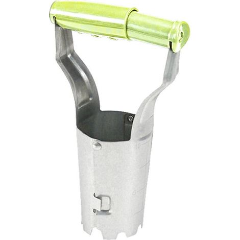 Bulb Planter - Stainless Steel - Depth Markers - Automatic Soil Release - For Tulips Daffodils Vegetables - 1 Piece (1/5)