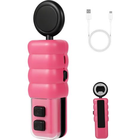 Mini machine à sceller, scelleuse thermique rechargeable 3 en 1 (avec ouvre-bouteille), machine à resceller portable (avec lame de coupe), convient pour les chips, les snacks et les sacs en plastique (1/5)