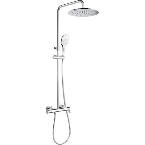 Colonne de Douche Mitigeur Télescopique à Jet Haut Ø300 mm – Chrome - Ramón Soler (Ref. 937415RP300) (1/2)