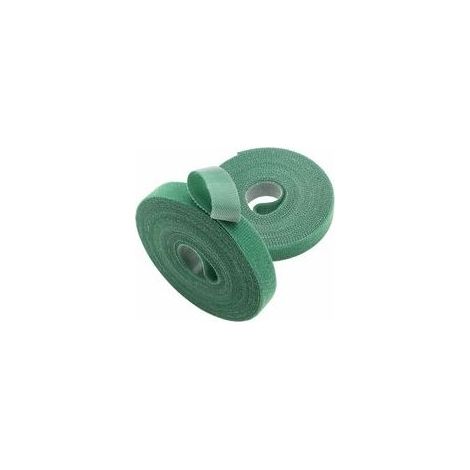 Paquet de 2 attaches pour plantes de jardin, rouleaux de ruban en nylon réutilisables pour plantes grimpantes-10mm x 5m-vert (1/4)