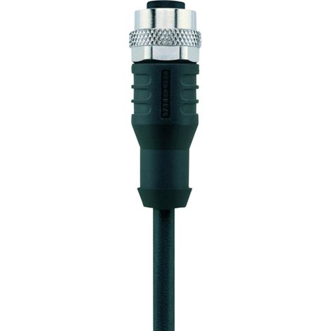 Escha 8043823 Sensor-/Aktor-Steckverbinder, konfektioniert M12 Buchse, gerade 2.00 m Polzahl Sensore (1/2)