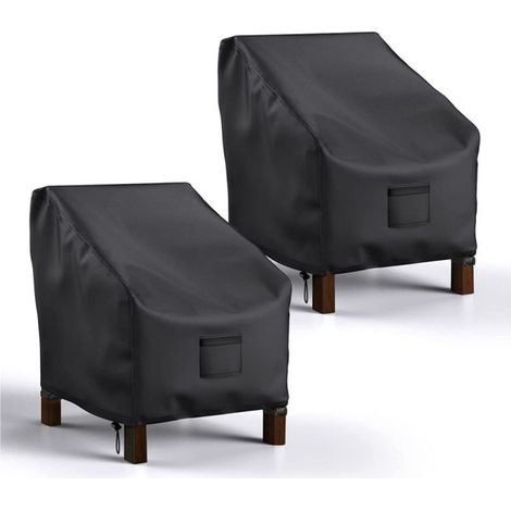 2 Housses Chaise Jardin – Oxford 2100D – Imperméable, Coupe-Vent, Résistant Froid (1/5)