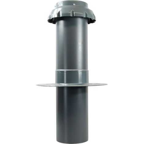FLECK Flachdach-Sanitärlüfter mit Flansch aus Hart-PVC DN70 - DN200