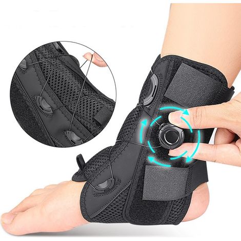 Support de cheville réglable avec contrôle de la torsion – support de compression avec plaque en aluminium et câble en acier S (1/5)