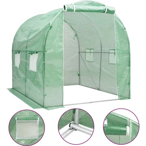 Gewächshaus 4 m² 2x2x2 m