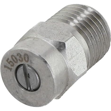 Pair Buse de rechange pour nettoyeur haute pression conçue pour balai à eau et nettoyeur de châssis avec construction en acier inoxydable et indice de 4000 PSI (15°) (1/5)