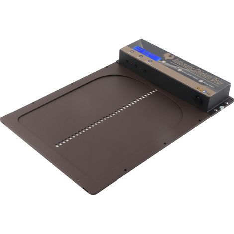 Automatische Geflügelstalltür mit Zeitschaltuhr, Aluminiumlegierung, HD-LED-Display, batteriebetrieben, für die Landwirtschaft (1/5)