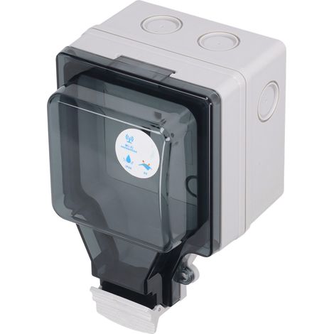 Prise extérieure WIFI IP66 étanche avec minuterie pour terrasse jardin, prise US 110-250V 16A, 1 port (1/5)