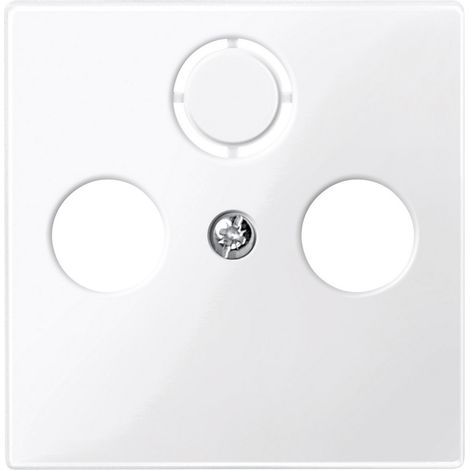 Prise SAT Merten 296719 System M, 1-M, M-Smart, M-Plan, M-Creativ blanc polaire brillant