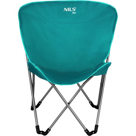 Grüner, klappbarer Campingstuhl, leicht, tragbar (1/5)