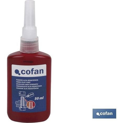 Sellador fijador de roscas de alta resistencia (50 ml) COFAN 15000270