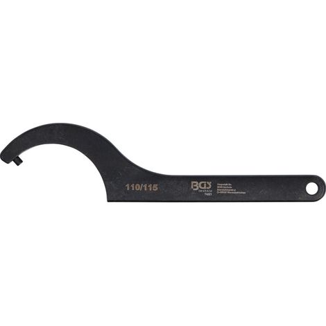 Cle À ergot À tenon din1810b - dtail : 110 - 115 mm