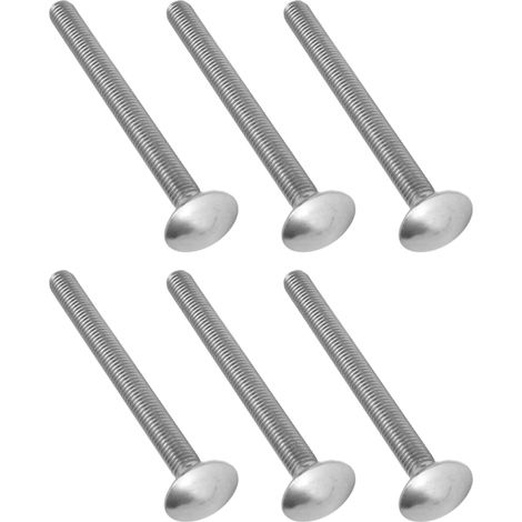 30 Stück M8x1,25 Schrauben, A2 Edelstahl, Vierkant-Grobgewinde, Schlossschrauben DIN603M8x90 (1/5)
