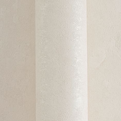 Papier peint intissé Effet béton Crème, Blanc - 10,05 x 0,53 m (1/4)
