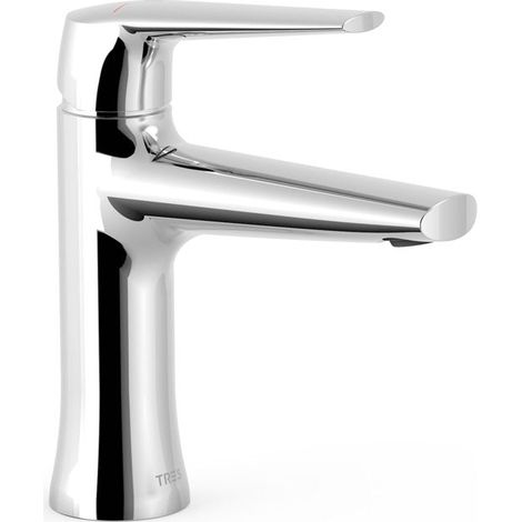 TRES 28110401 FUJI Grifo Monomando Lavabo Ecoeficiente Color Cromo - ref: 28110401