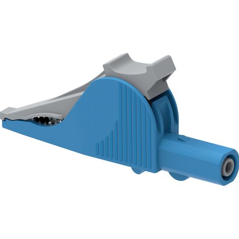 Electro PJP 5066-IEC-CD1-Bl Krokodilklemme Steckanschluss 4 mm CAT III 1000 V, CAT IV 600 V Blau (1/2)