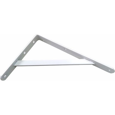 Träger Konsole Fortex weiß 20x30 cm Stahl Winkel