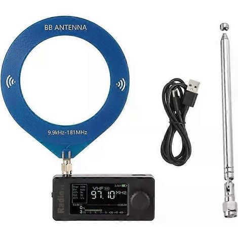 Neues ATS-mini V3 ABS-Gehäuse SI4732 Taschenradio SSB LSB USB AM FM Radioempfänger ESP32S3 mit Kopfhörerverstärker Hi-Z (1/4)