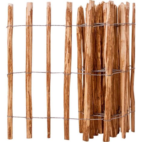vidaXL Staccionata in Legno di Nocciolo 90x500 cm