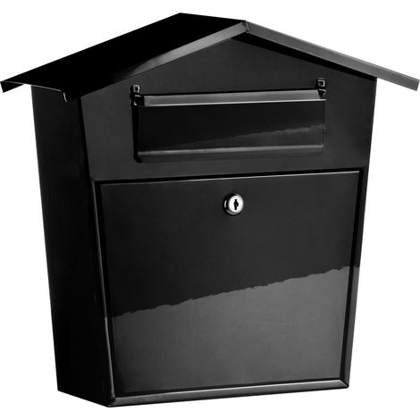 Premier Housewares Galvanised Metal Tapered Mail Box