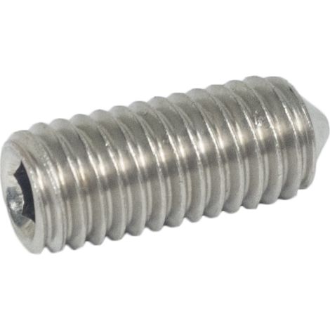 Tornillo prisionero de acero inoxidable M3x10 DIN 914, 20 unidades. (1/5)