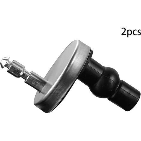 -2 Kits de fixation pour siège de toilette, kit de caoutchouc souple, outil, 2 pièces, 2 accessoires de rechange pratiques pour charnière supérieure (1/5)