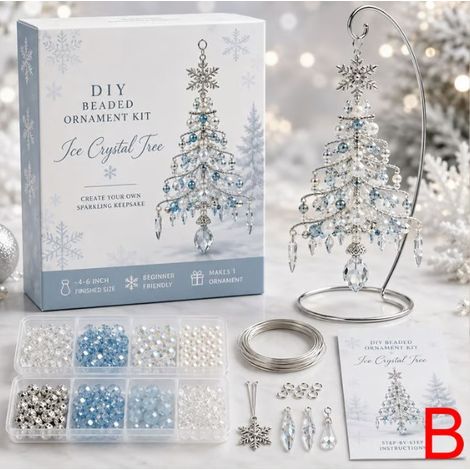 New Chatsic Christmas Tree DIY Christmas Tree Beaded Ornament Set - Style B -