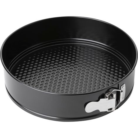 1 Moule à charnière rond 27,7 cm acier au carbone revêtement antiadhésif fermoir pratique cuisson pâtisserie (1/5)