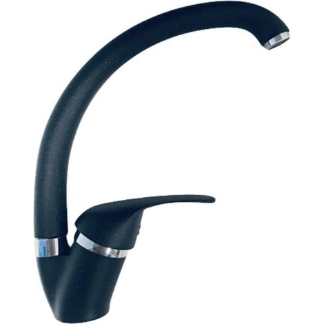 Miscelatore cucina granito nero 26x10,3 cm